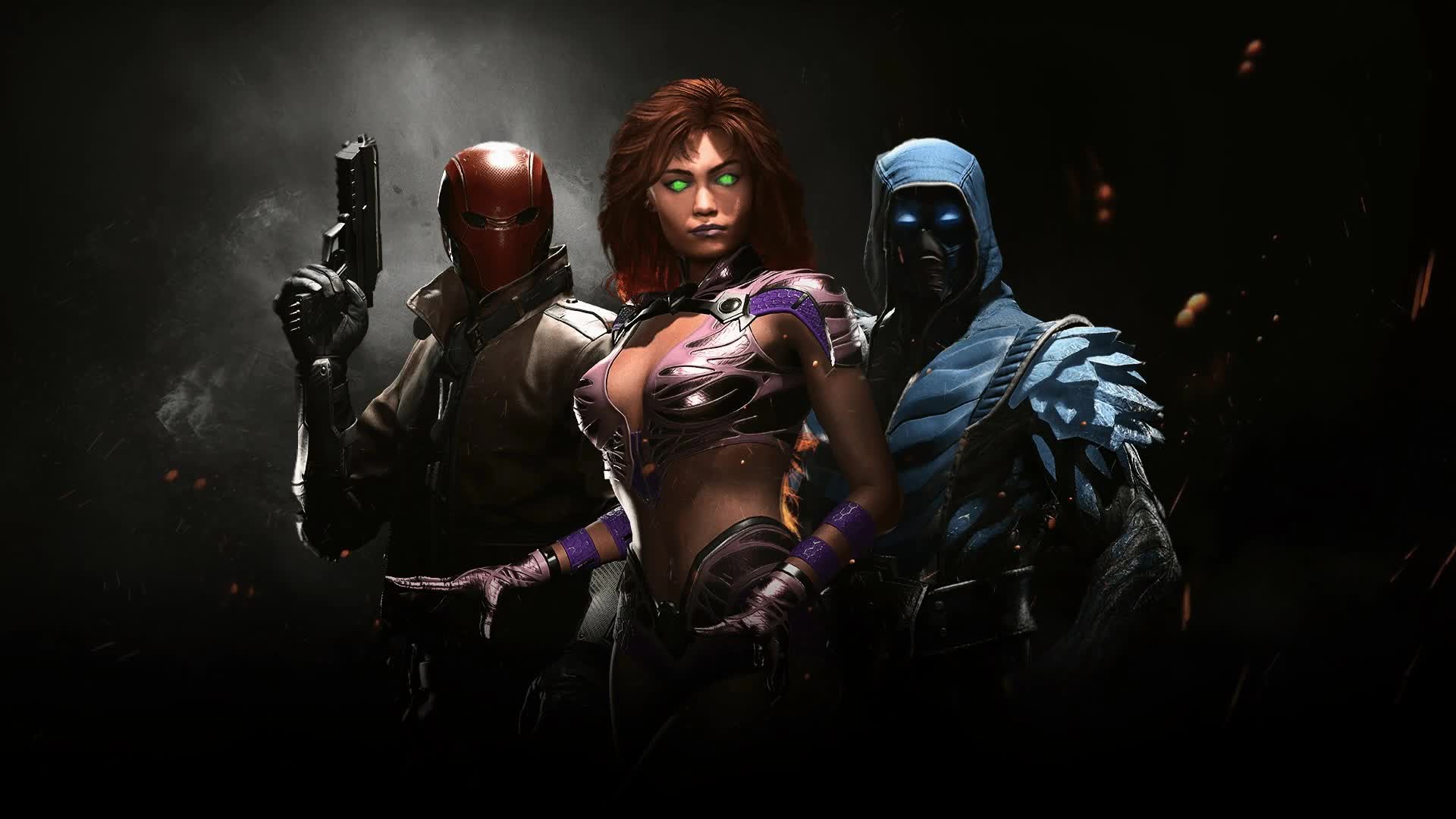 Red  Hood  Starfire  Sub  Zero  Live  Wallpaper