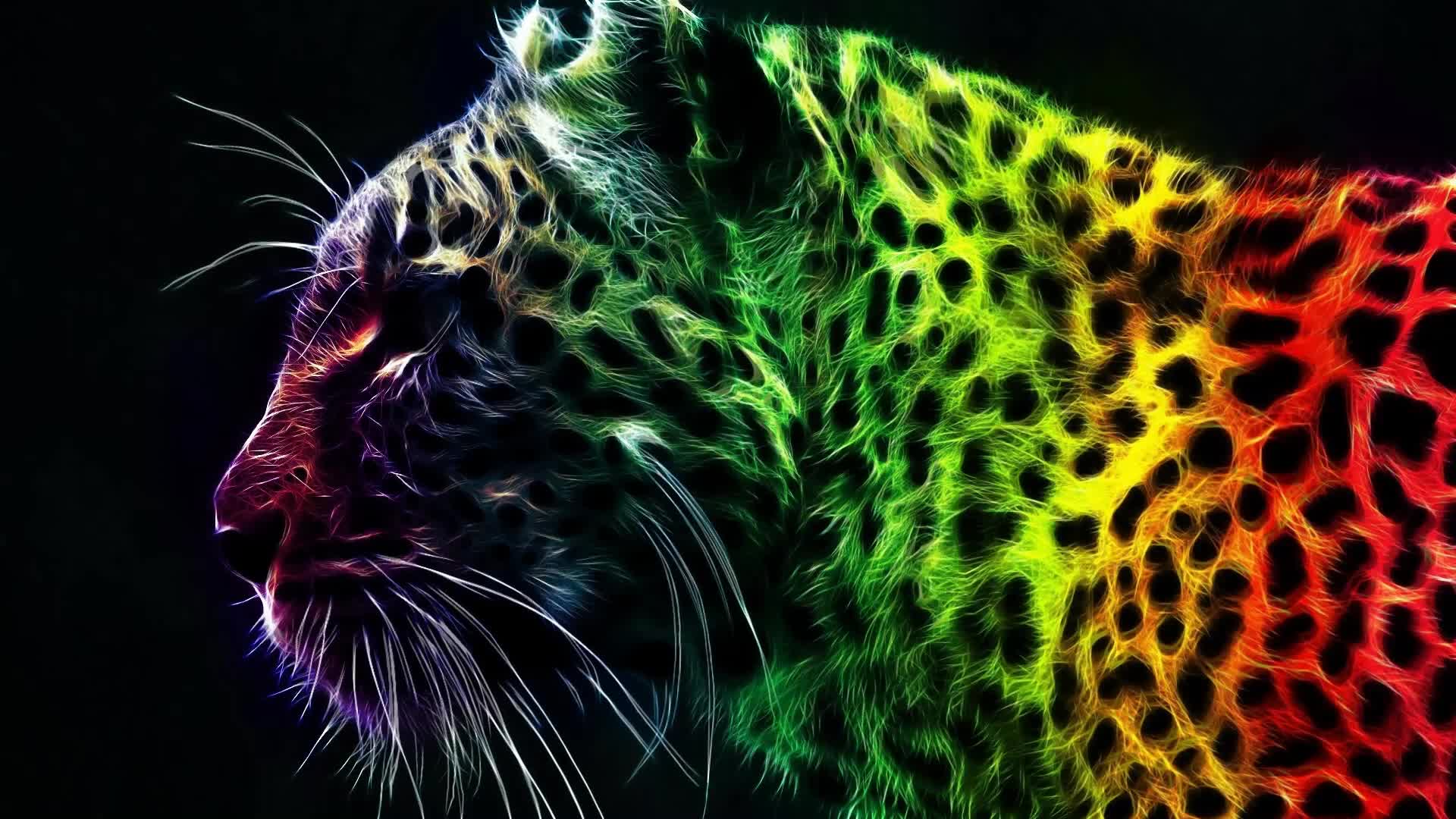 Rgb  Tiger  Abstract  Live  Wallpaper