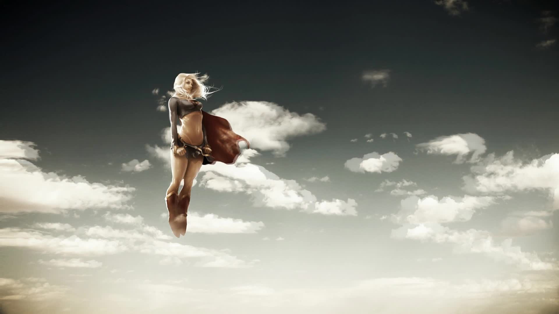 Super  Girl  Marvel  Comics  Live  Wallpaper