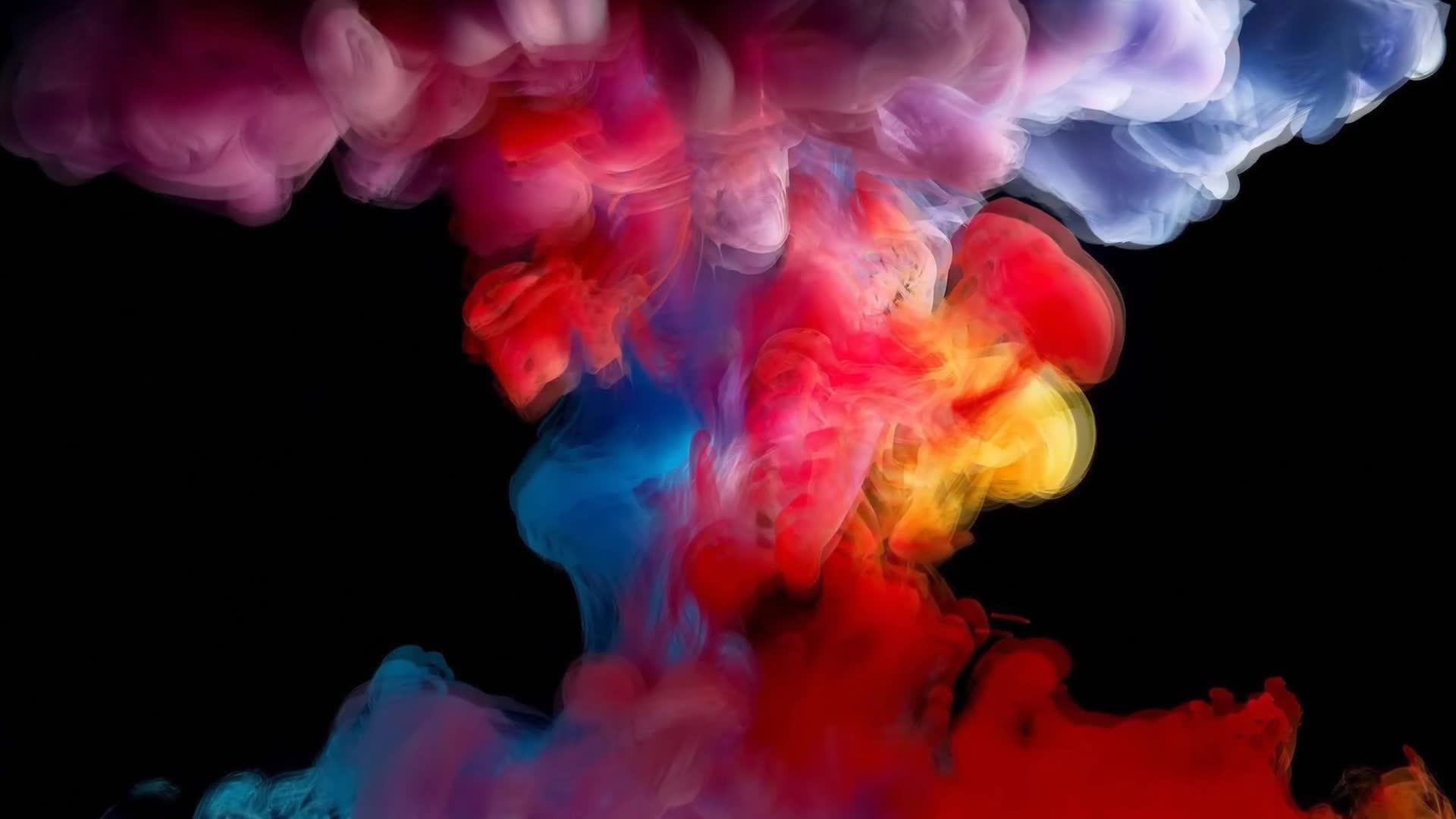 Artistic  Colorful  Smoke  Live  Wallpaper