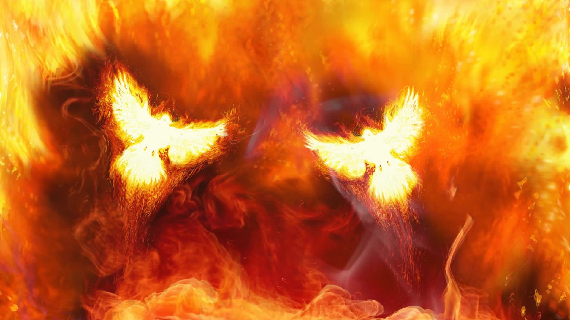 Birds  And  Fire  Live  Wallpaper