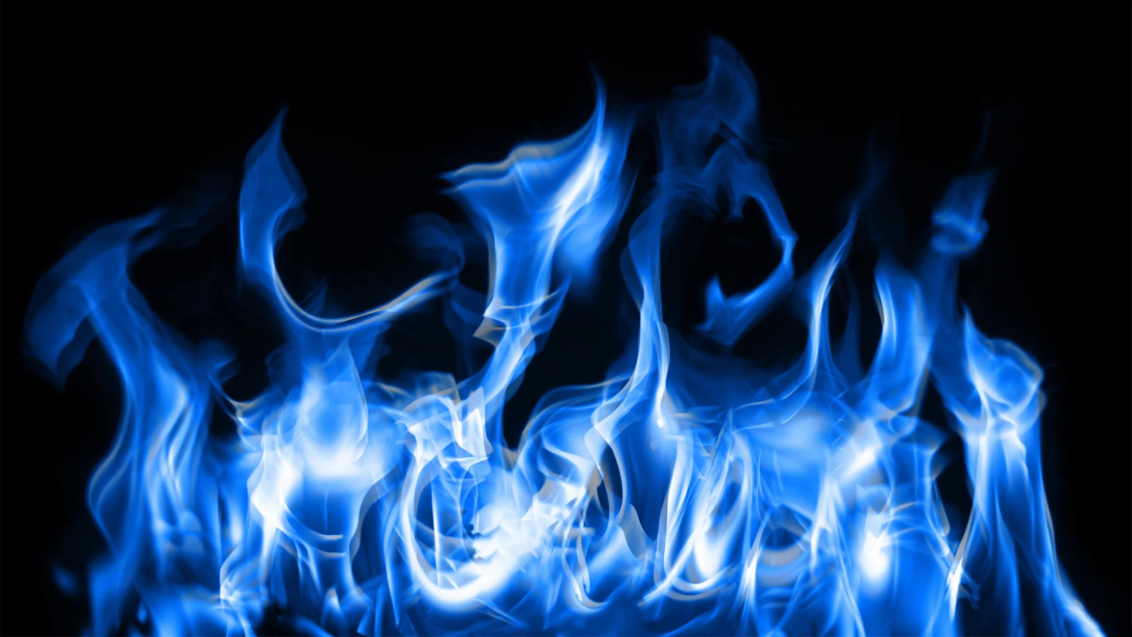 Blue  Fire  Abstract  Flame  4K  Live  Wallpaper