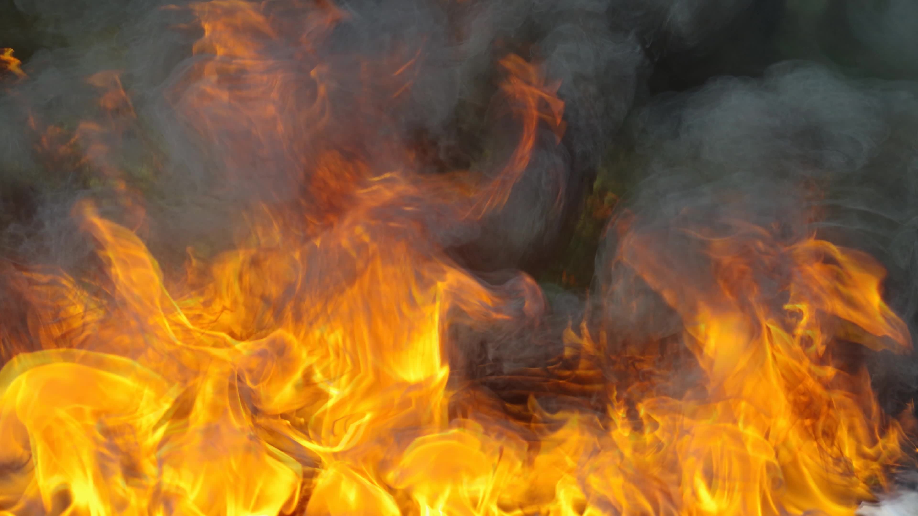 Flame  And  Dark  Smoke  4K  Live  Wallpaper