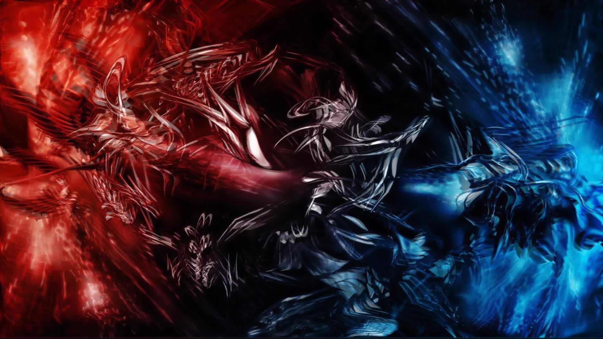 Red  Vs  Blue  Abstract  Live  Wallpaper