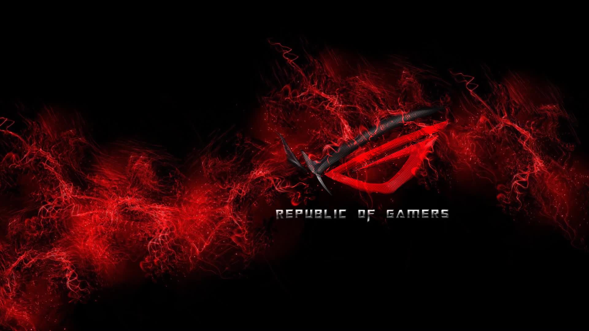 Republic  Of  Gamers  Logo  Live  Wallpaper