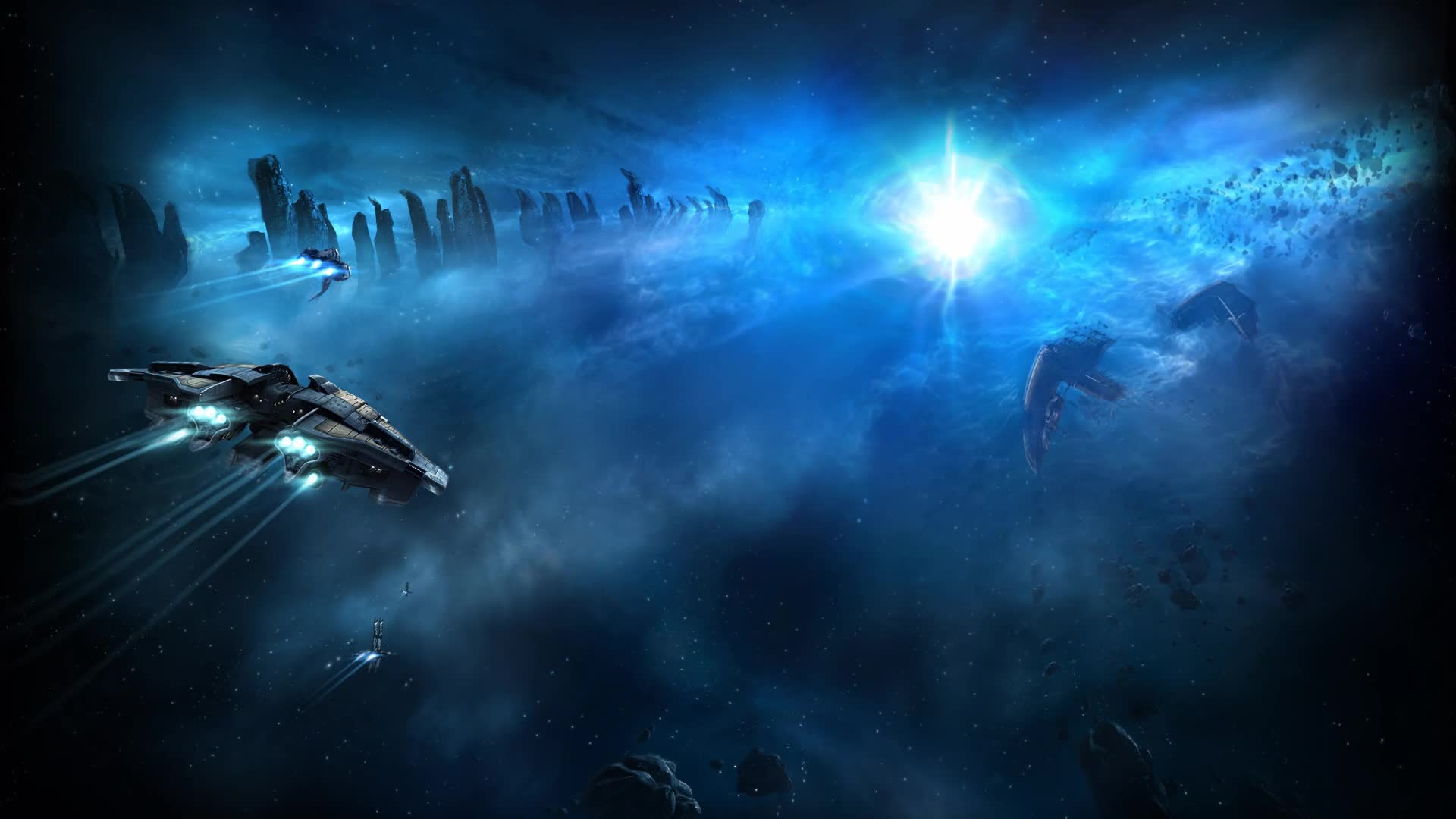 Fantasy  Battle  Spaceship  Live  Wallpaper