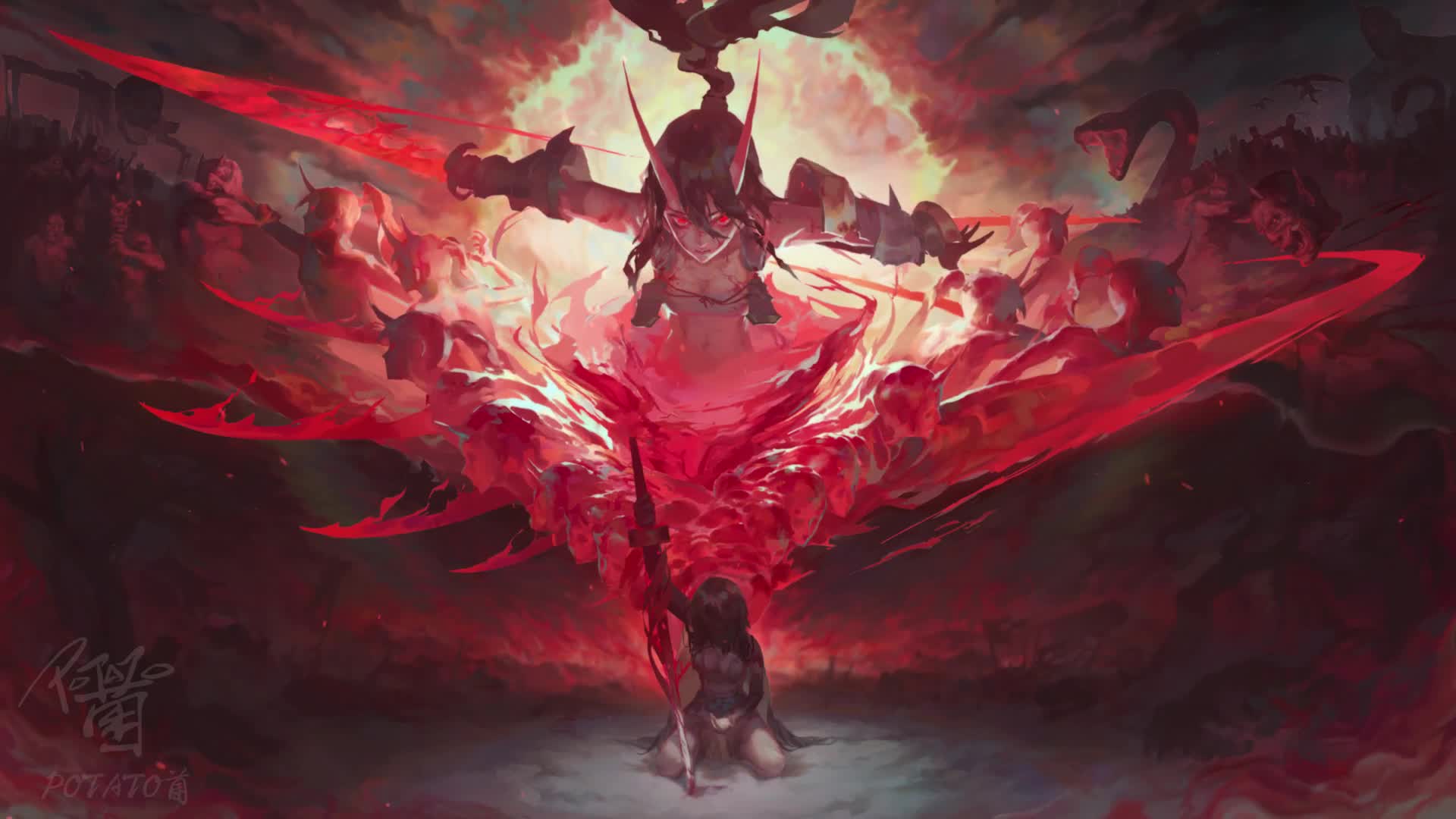 Devil Girl Anime Live Wallpaper