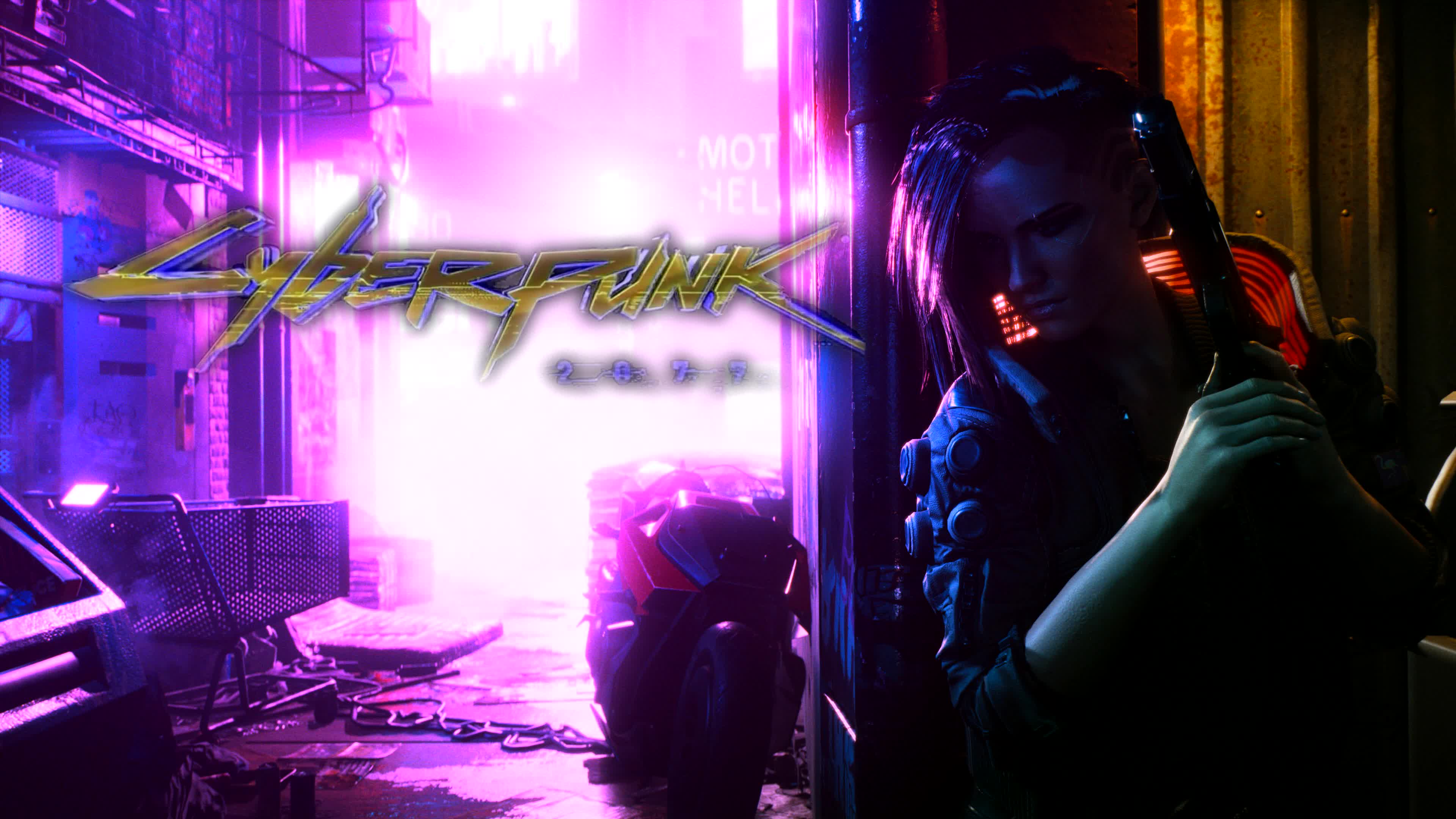 Cyberpunk 2077 Logo 4K Live Wallpaper