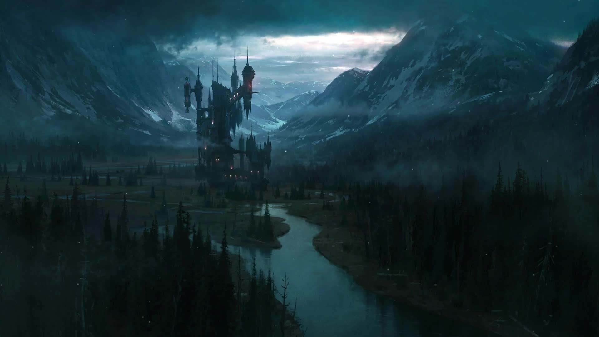 Castlevania Castle Netflix Live Wallpaper