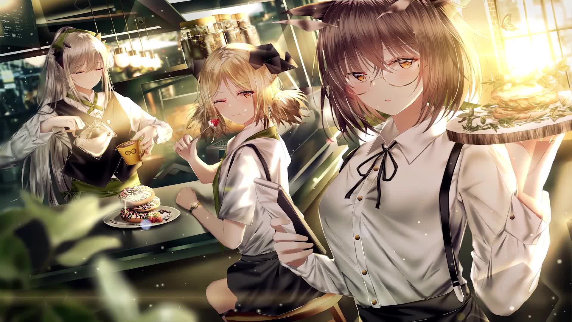 Anime Arknights Game Girls Live Wallpaper