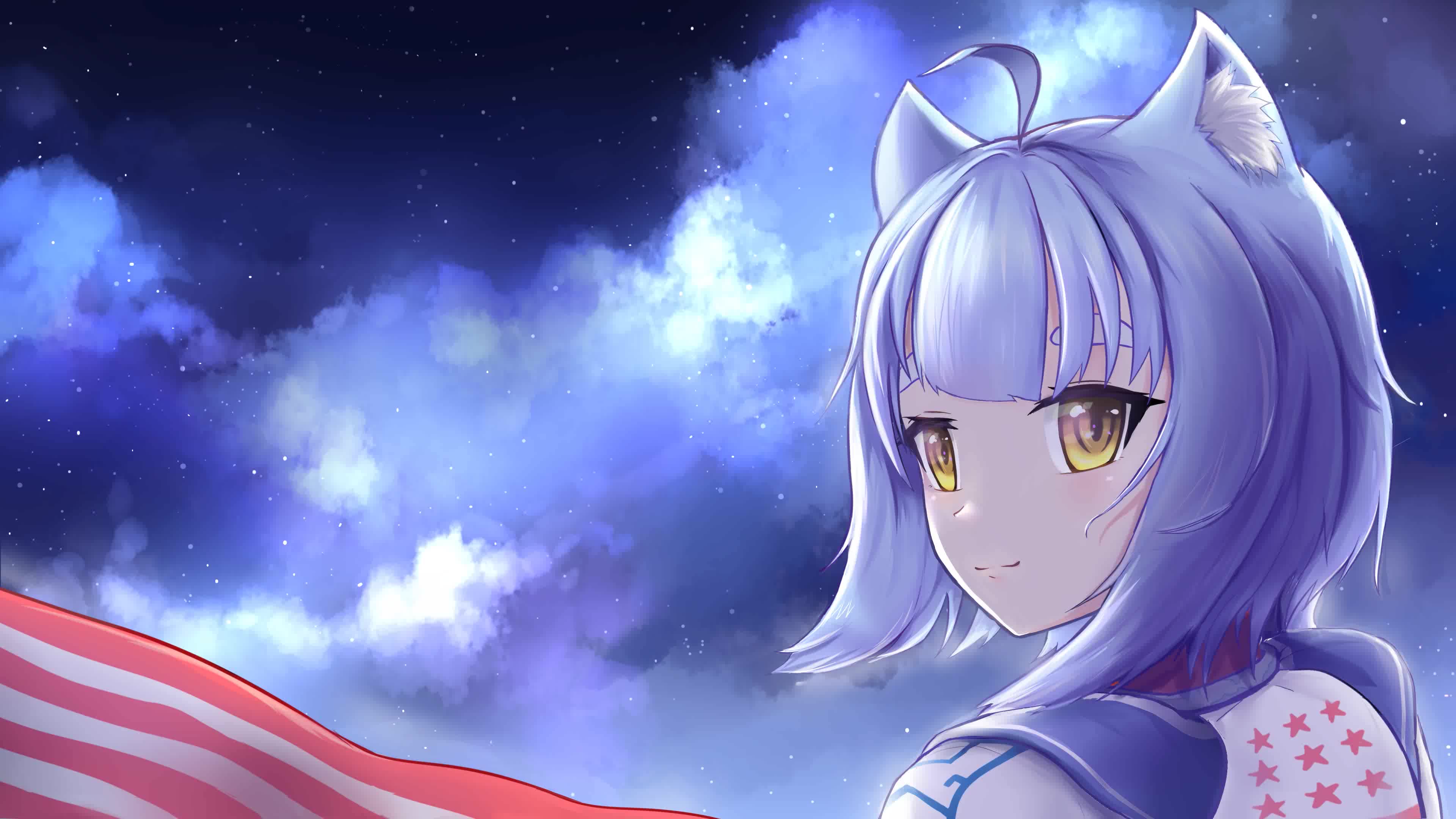 Anime Warship Girls Game Girl Live Wallpaper