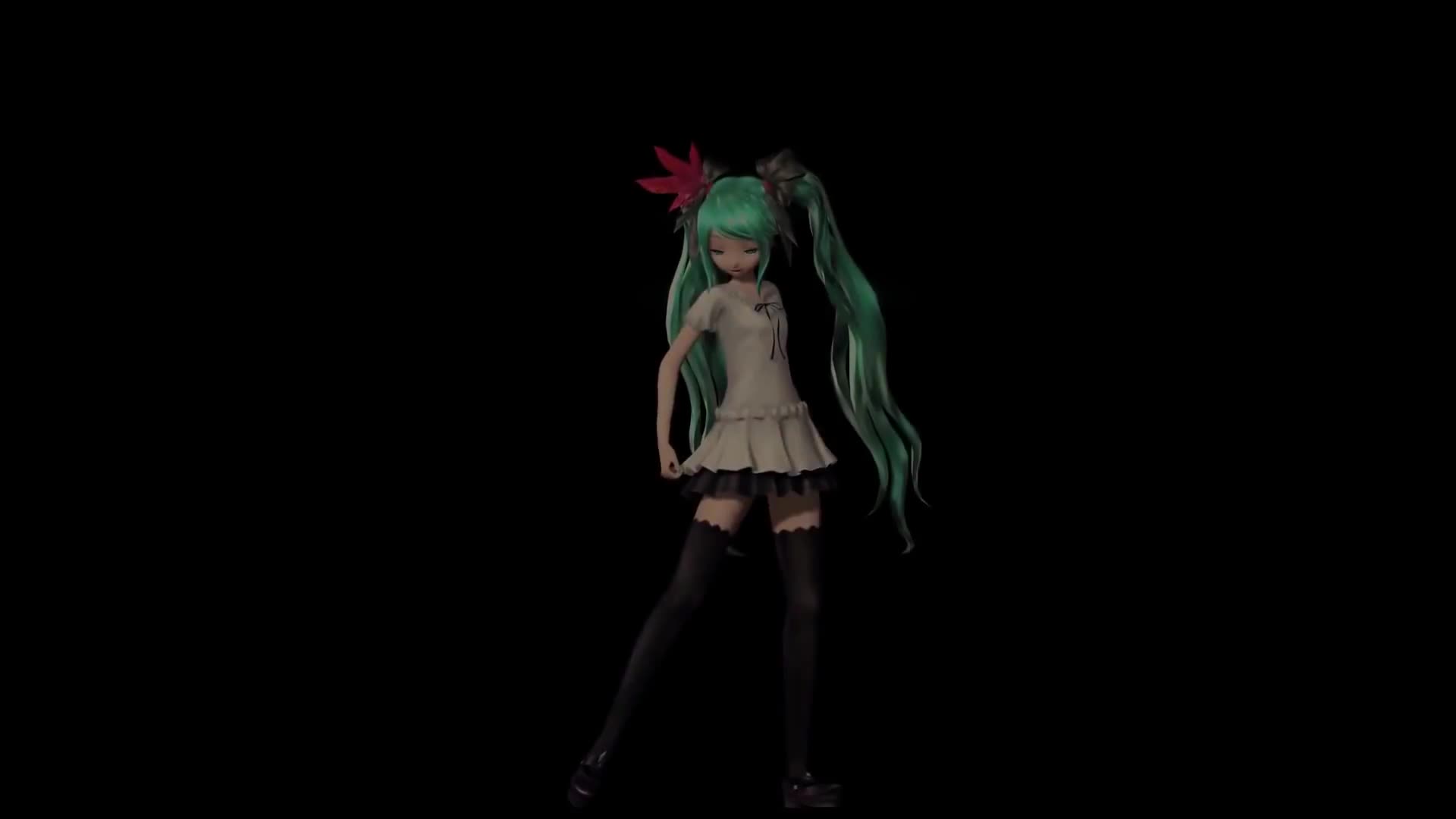 Anime Hatsune Miku Girl Hologram Live Wallpaper