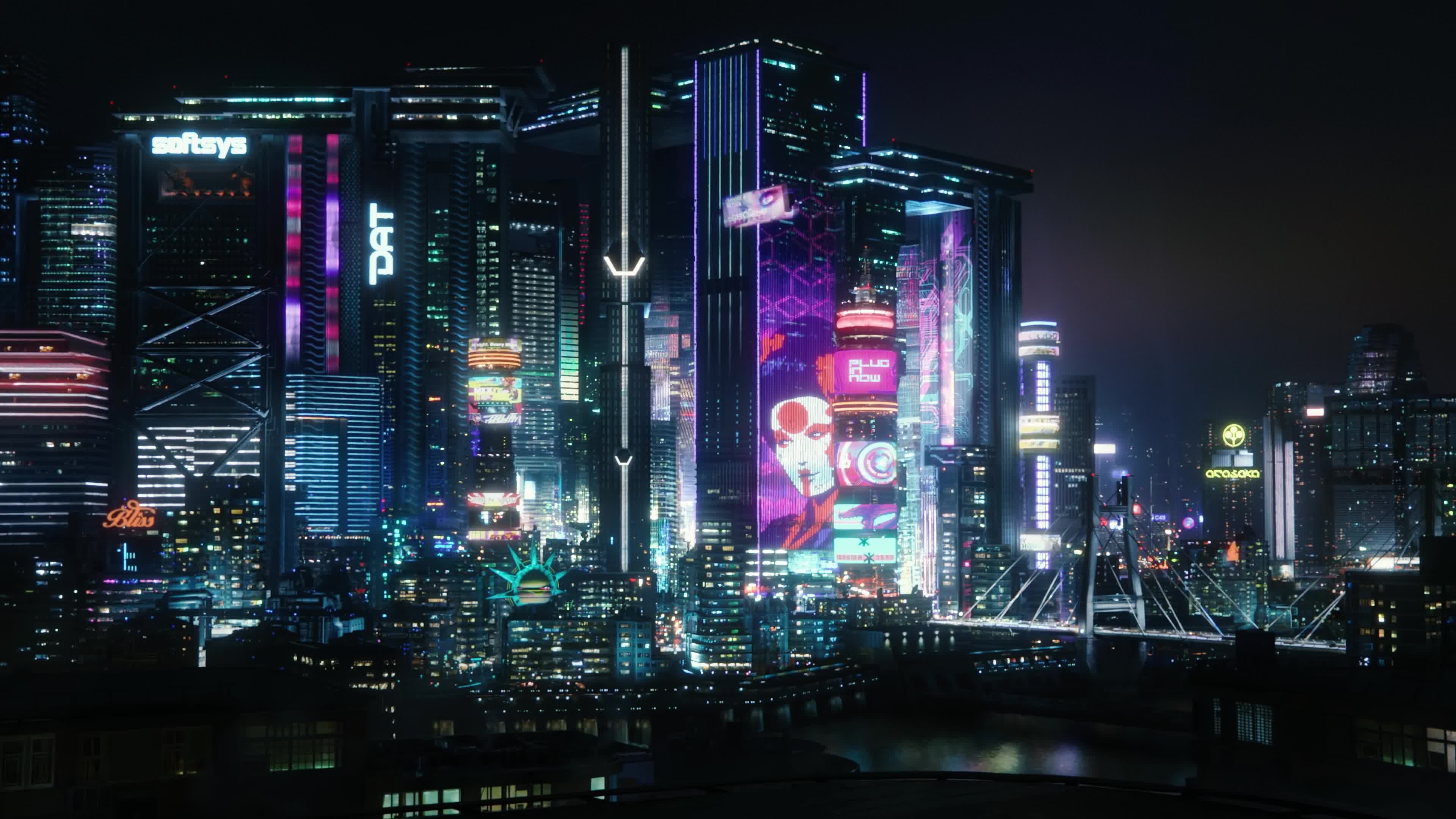 Cyberpunk 2077 Game 4K Animated Desktop