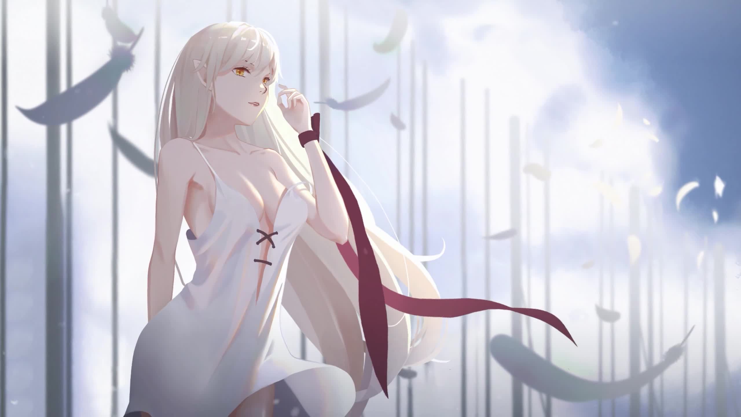 Shinobu Girl Anime Live Wallpaper