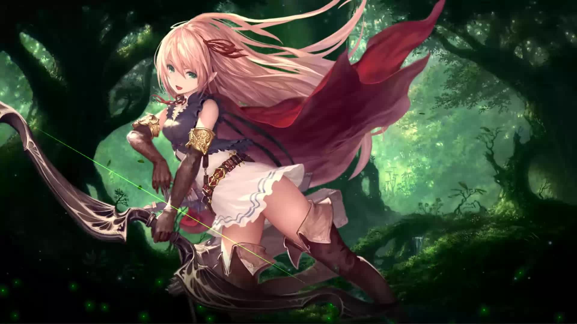 Arisa Sylvan Archer From Shadowverse Live Wallpaper