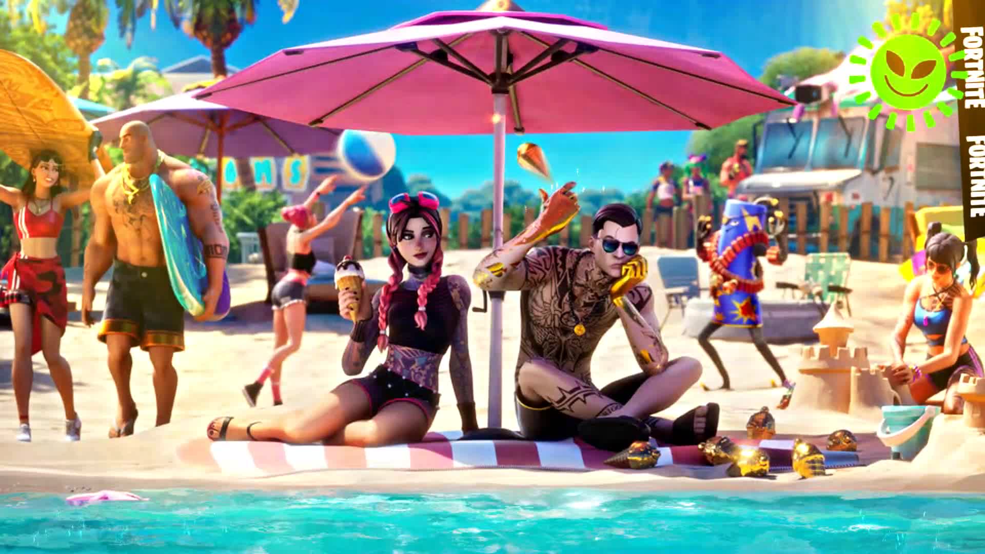 Fortnite Summer 2021 Animated Wallpaper