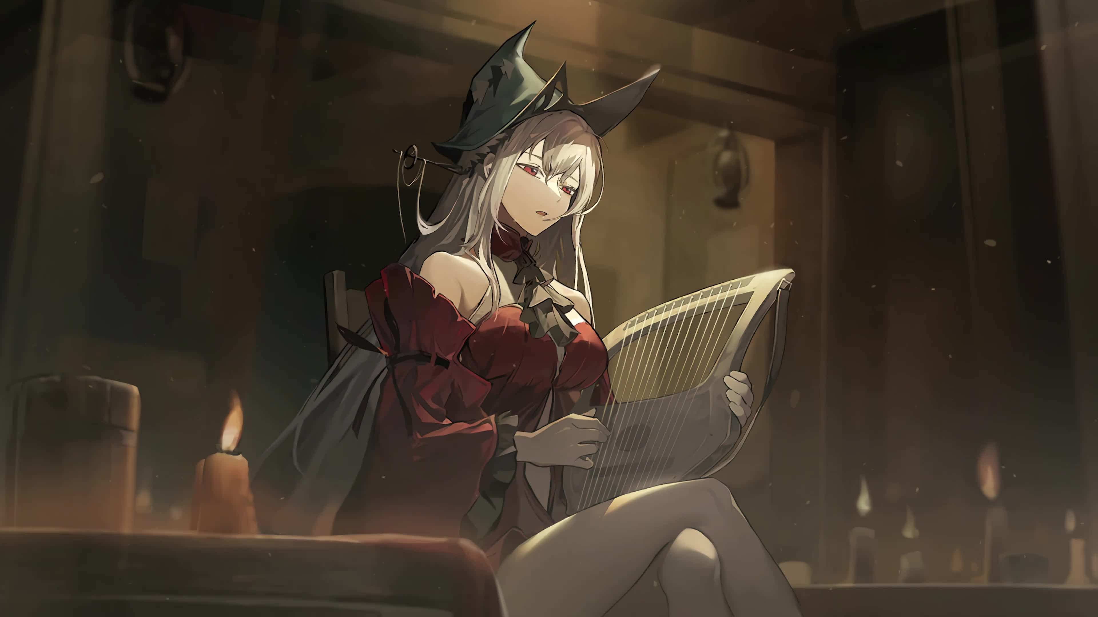 Skadi 斯卡蒂 （b站根瘤菌rkzj）Anime 4K Live Wallpaper live wallpaper