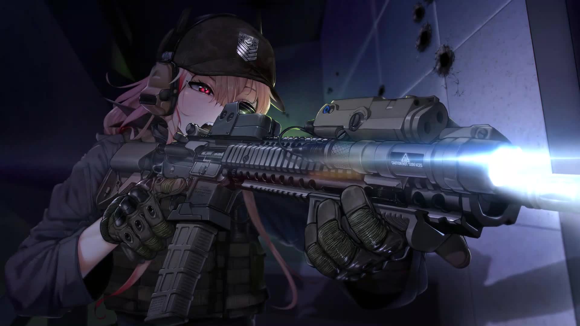 Anime Girls Frontline M4 Sopmod II by SD Big Pie