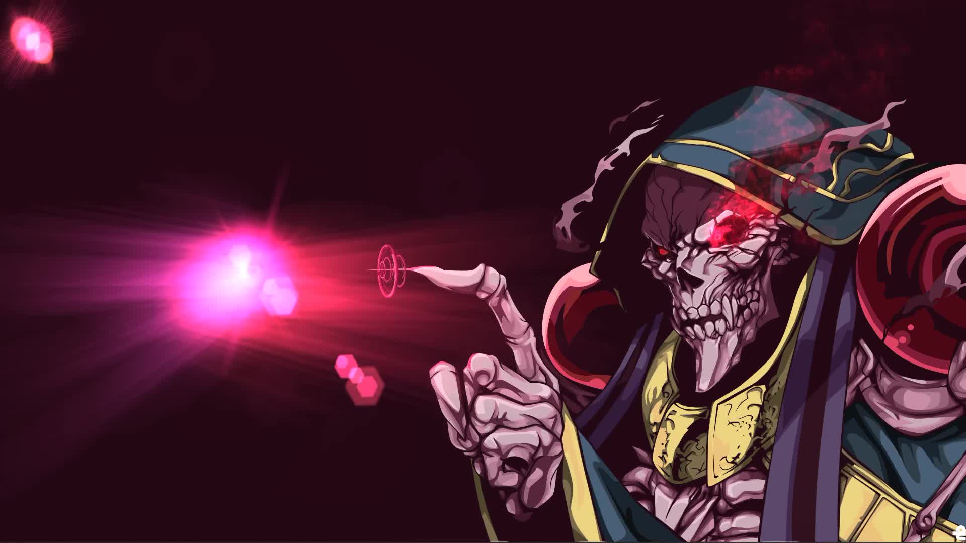 Overlord Skull Magic Live Wallpaper
