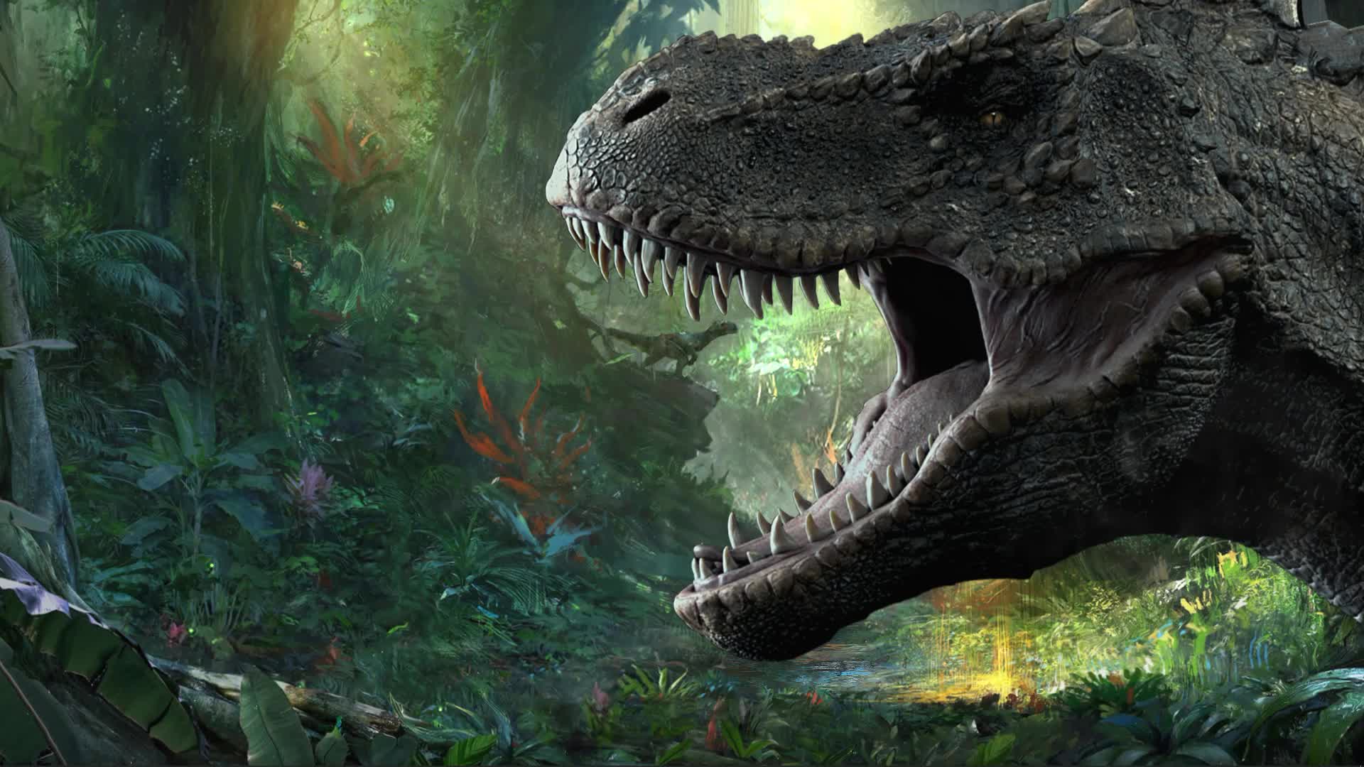 Jurassic Park Tyrannosaurus Live Wallpaper live wallpaper