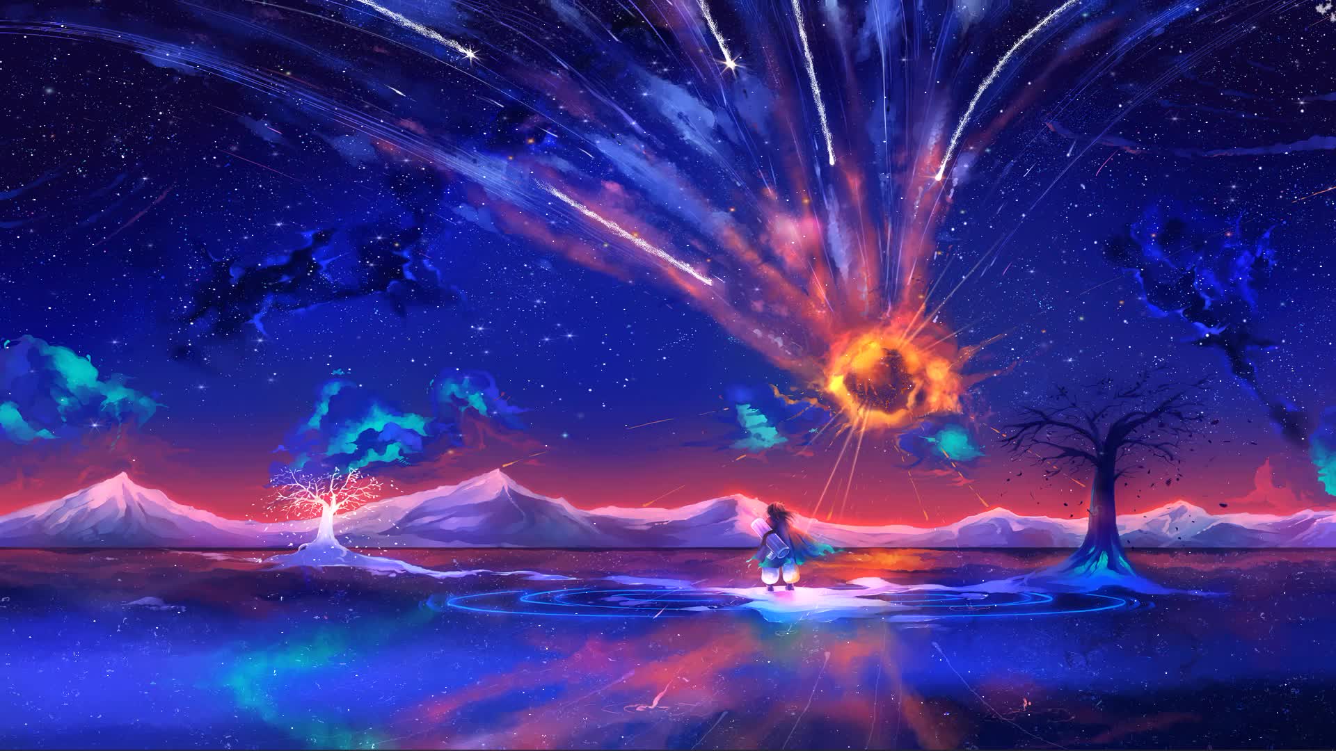 Another Dimension Artwork By Uchuubranko Live Wallpaper