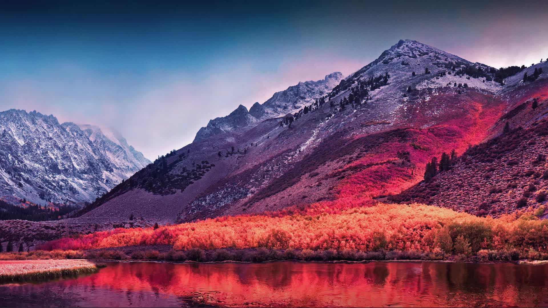 MacOS Desktop Mountains HD Live Wallpaper