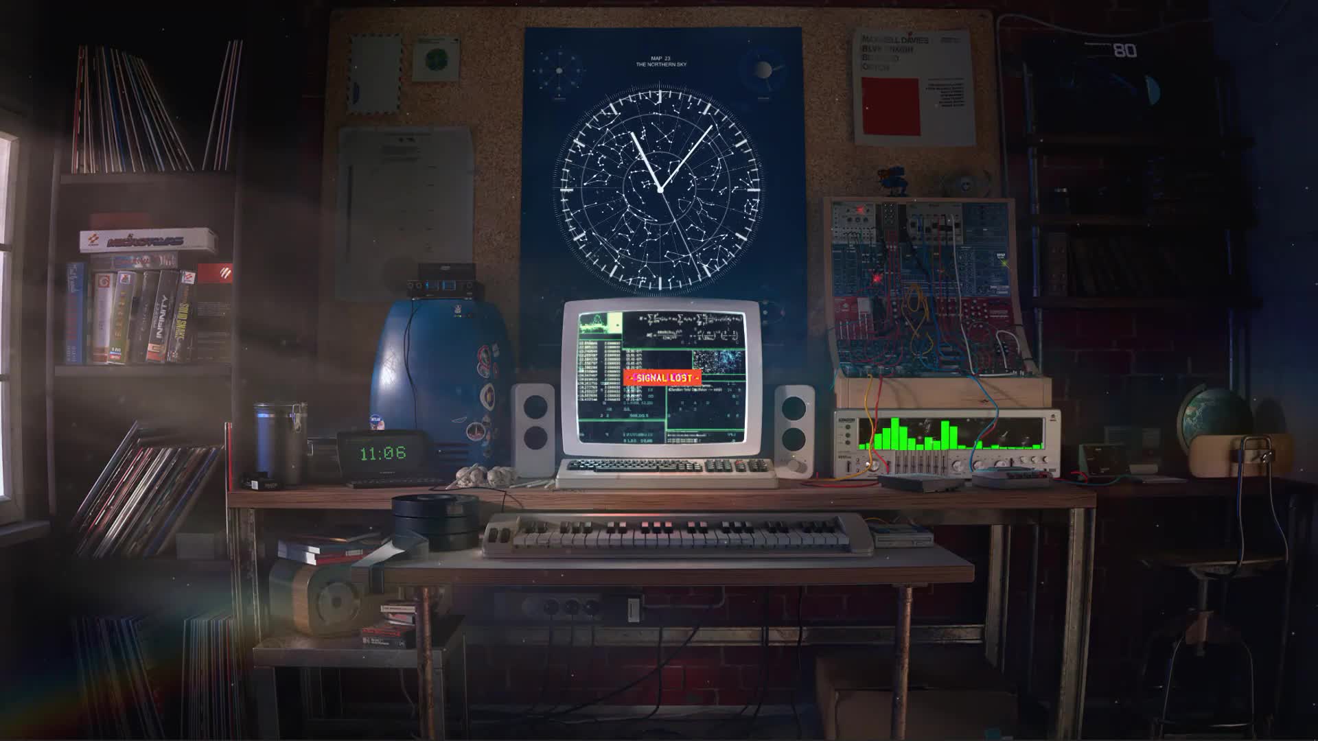 Computer Lost Signal Hd Live Wallpaper