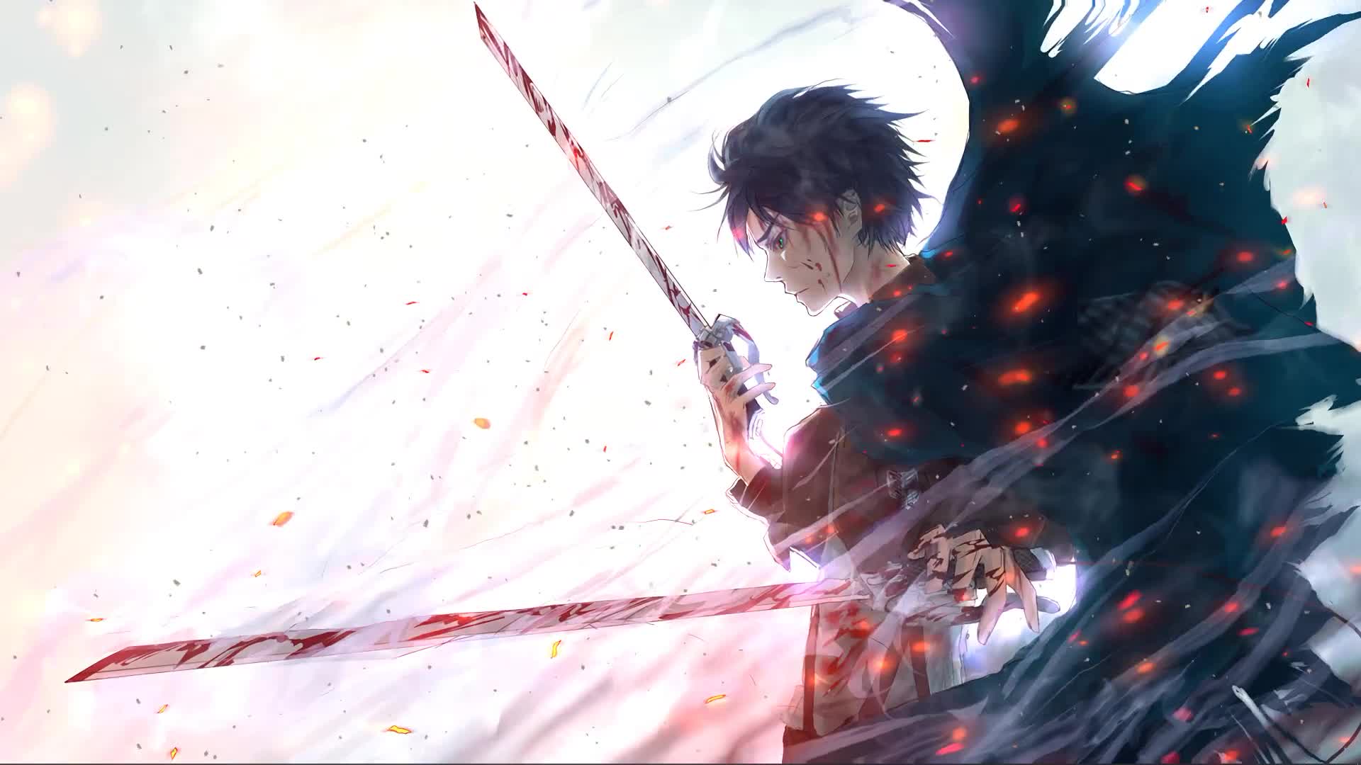 Eren Yeager Attack On Titan Hd Anime Live Wallpaper