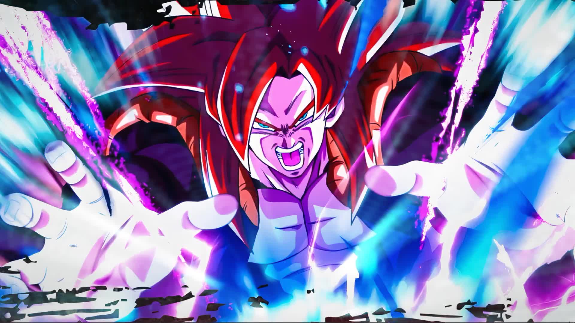 Gogeta Ss4 Big Bang Kamehameha Live Wallpaper