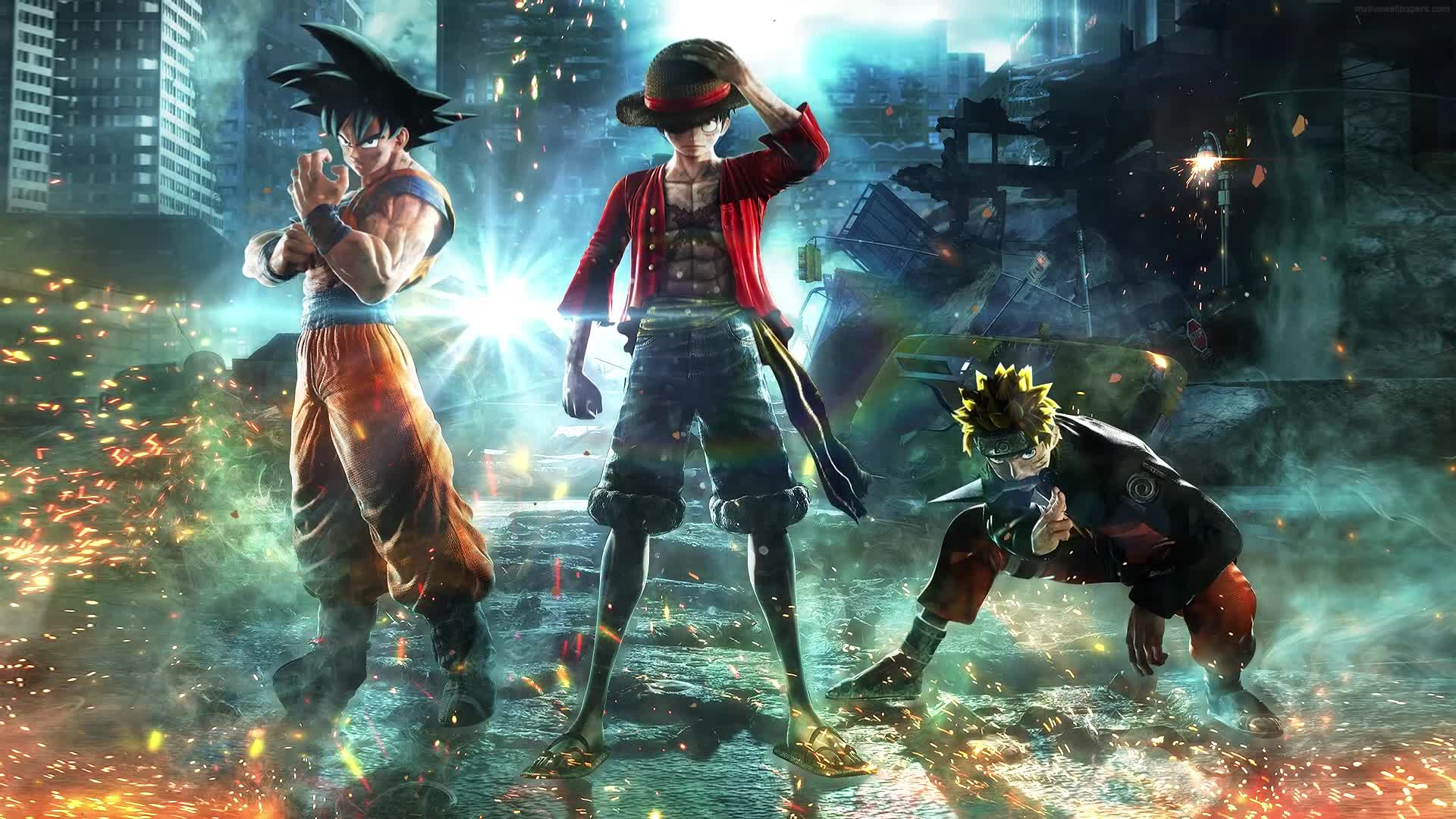 Goku Luffy Naruto Anime Live Wallpaper