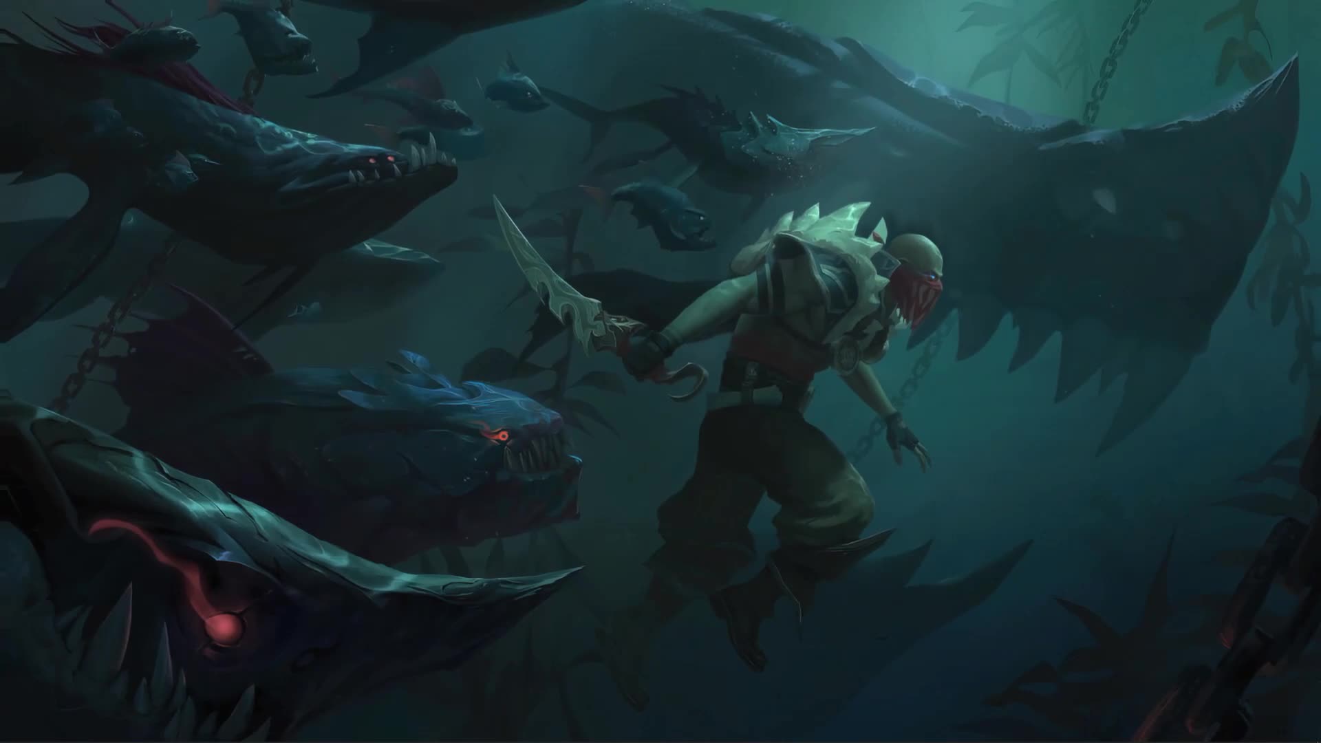 Pyke Animated Runeterra Art Live Wallpaper