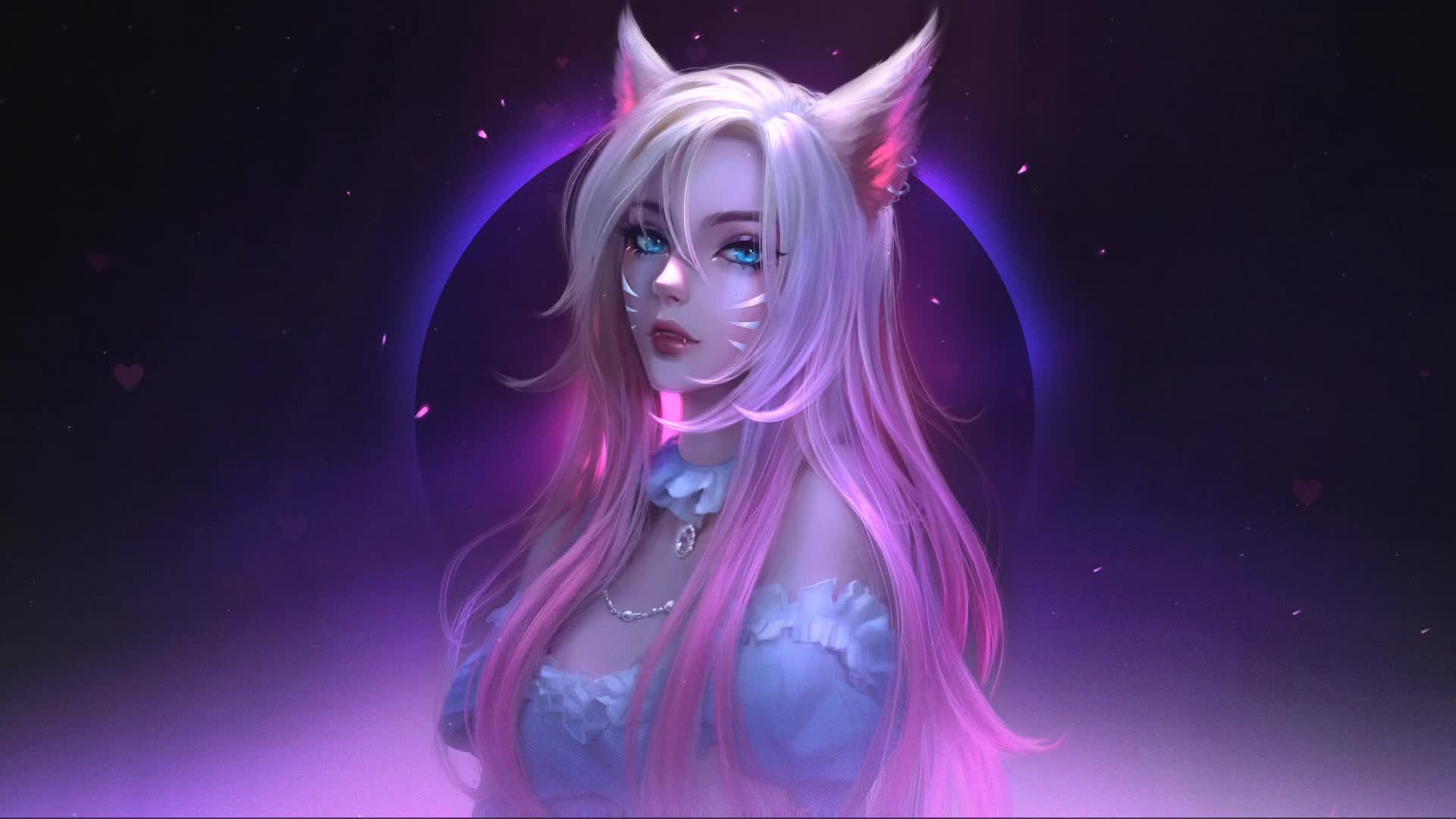 Ahri Godness League of Legends HD Live Wallpaper
