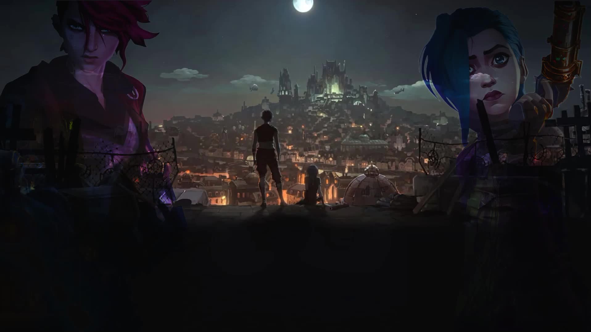 Arcane Sisters Jinx And Vi Live Wallpaper