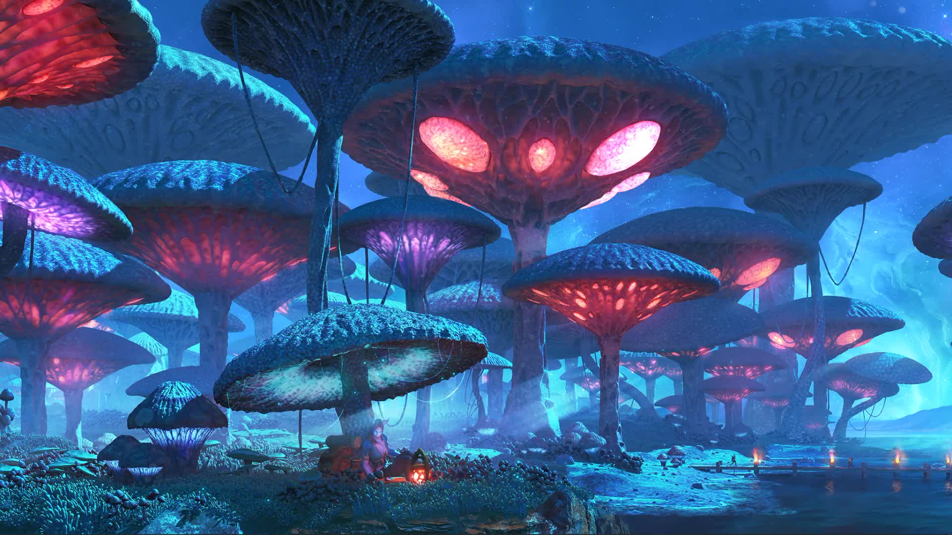 Zangarmarsh Mushrooms Live Wallpaper