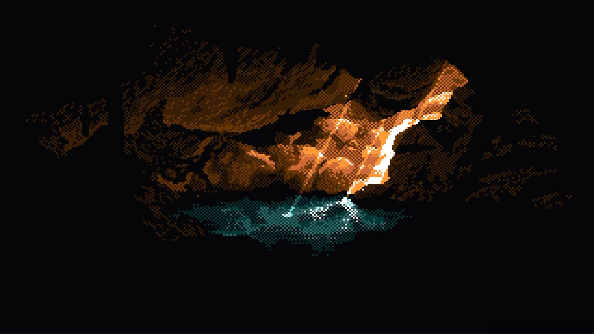 Pixel Art Cave Live Wallpaper