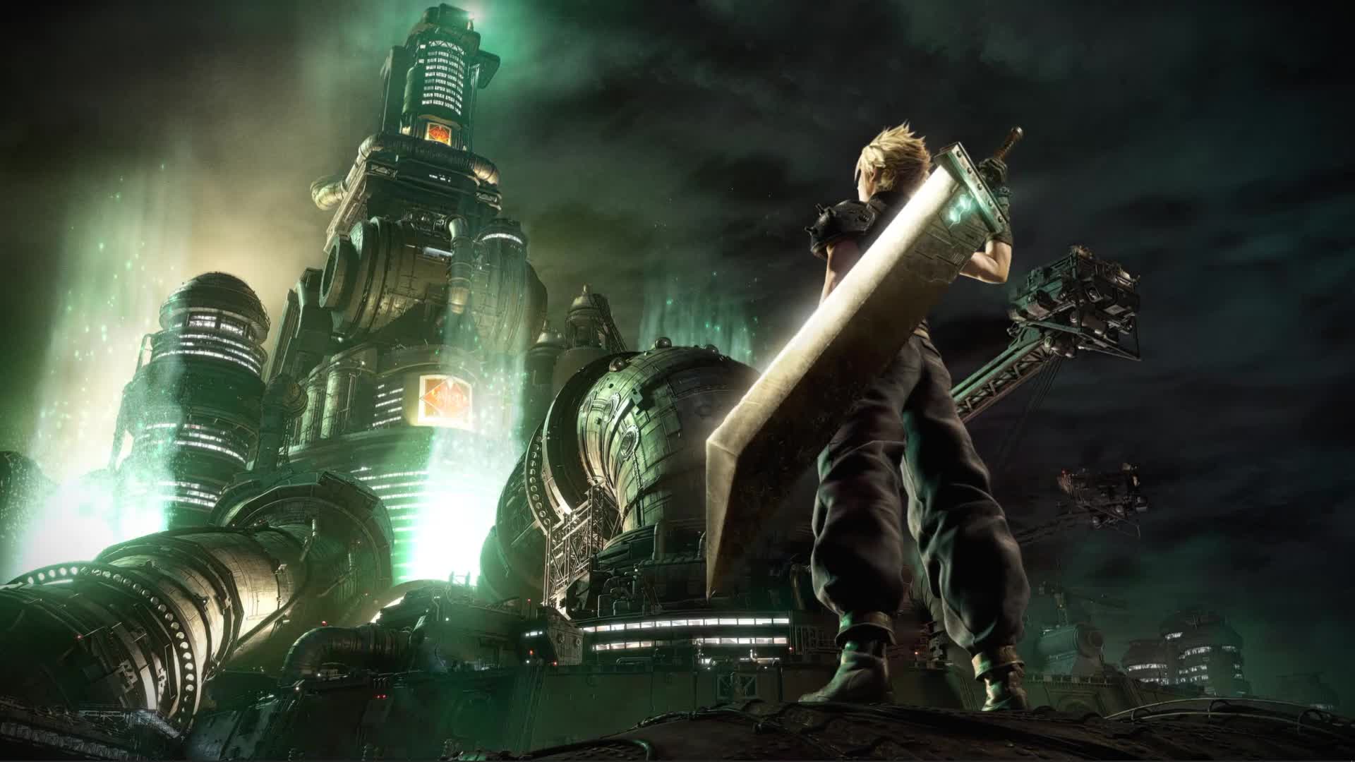Ffvii Remake Cloud Strife Key Art Live Wallpaper