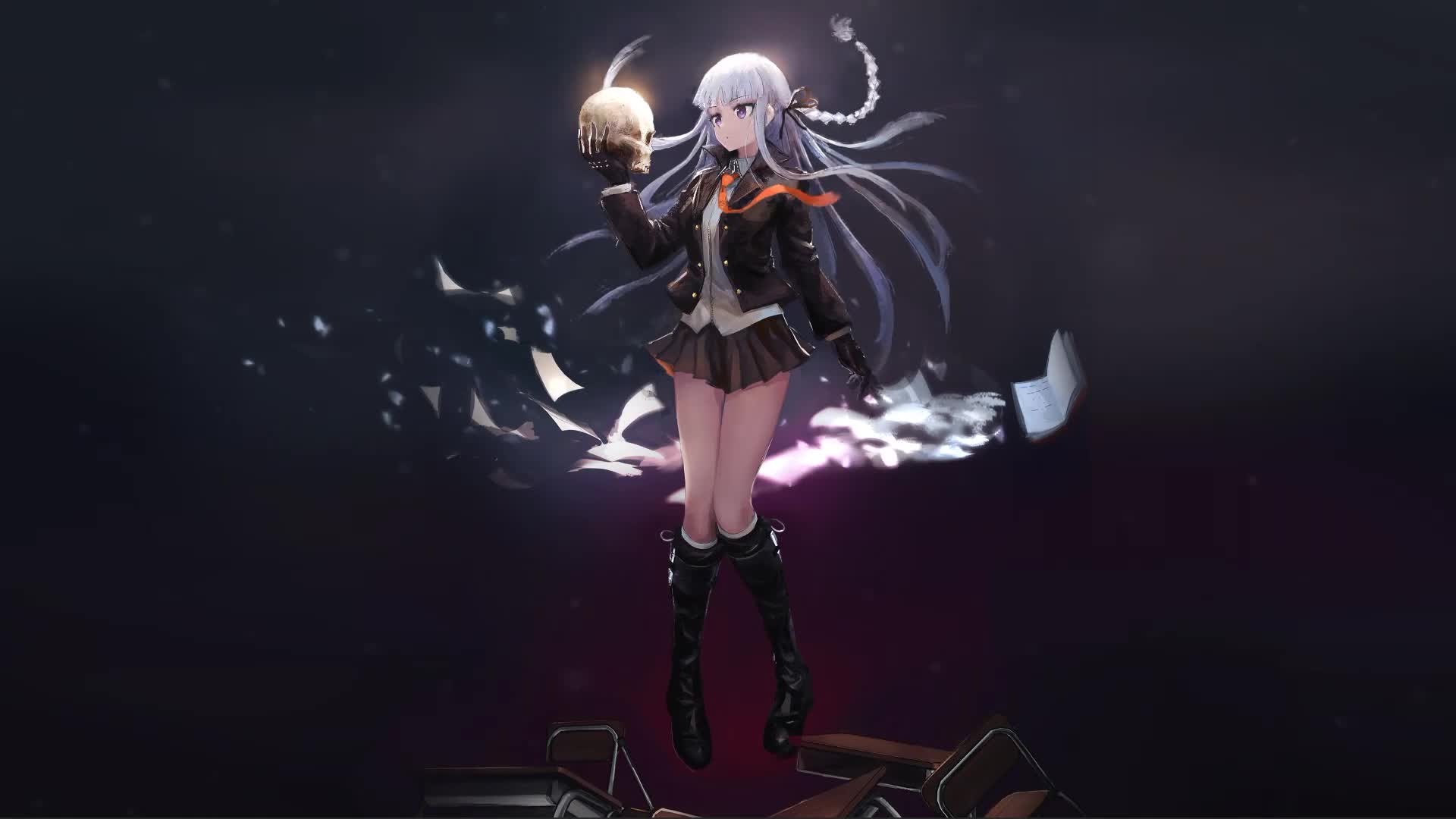 Kyouko Kirigiri - Danganronpa Anime Live Wallpaper