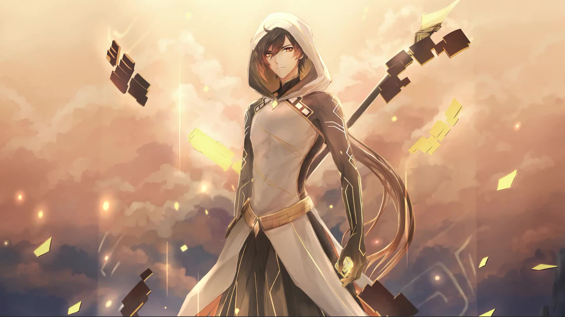 Anime Game Genshin Impact Zhongli Live Wallpaper