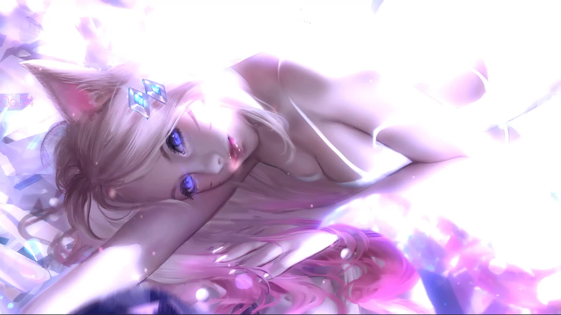 Kda Ahri Girl Lol Game Live Wallpaper