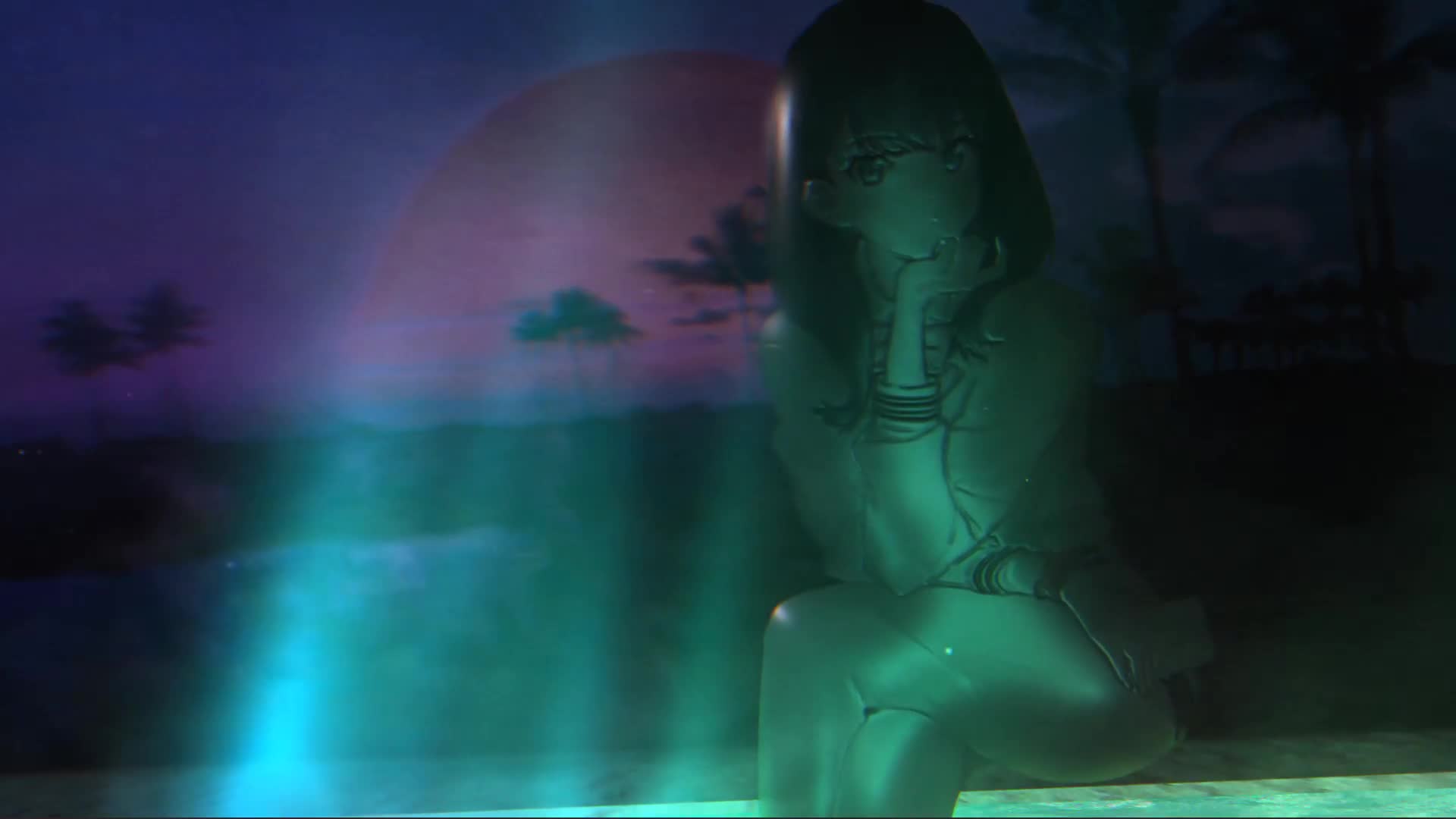 Trippy Rikka Anime Live Wallpaper