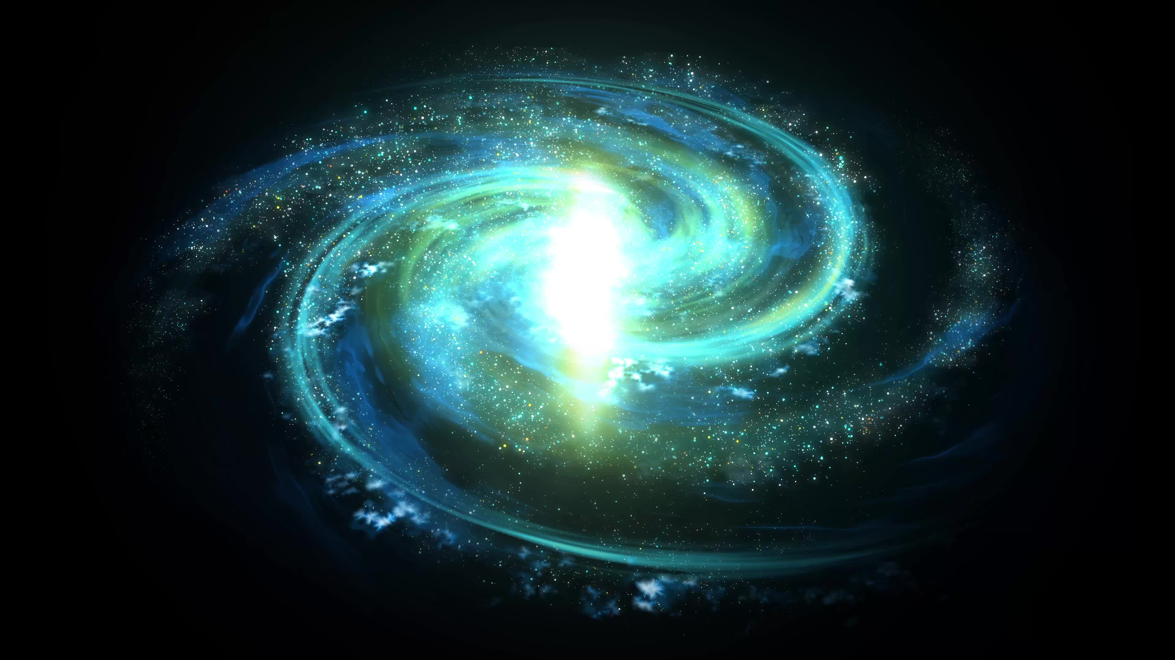 Milky way in Black  Space 4K Live Wallpaper