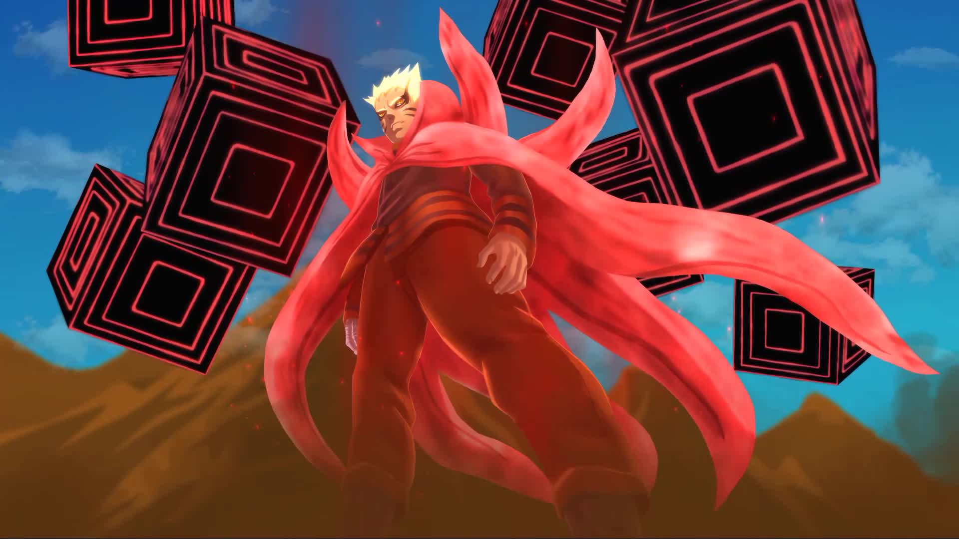 Naruto Uzumaki Baryon Mode Anime Live Wallpaper