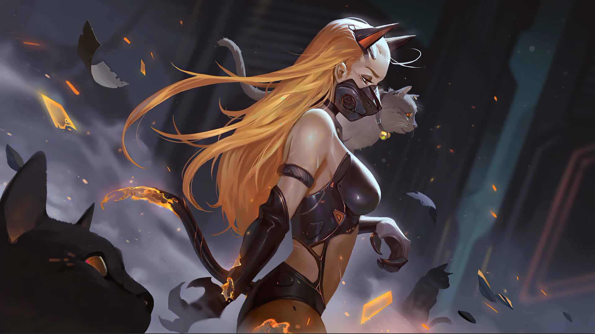 Anime Cat Girl Live Wallpaper