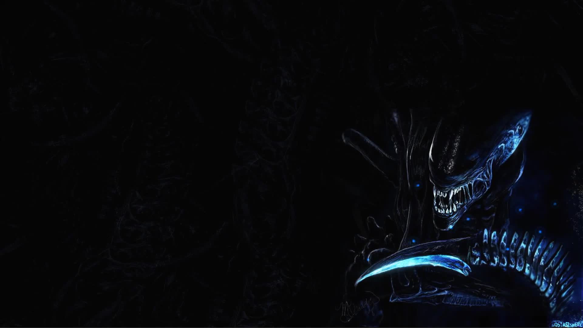 Alien Animated Live Desktop Wallpaper