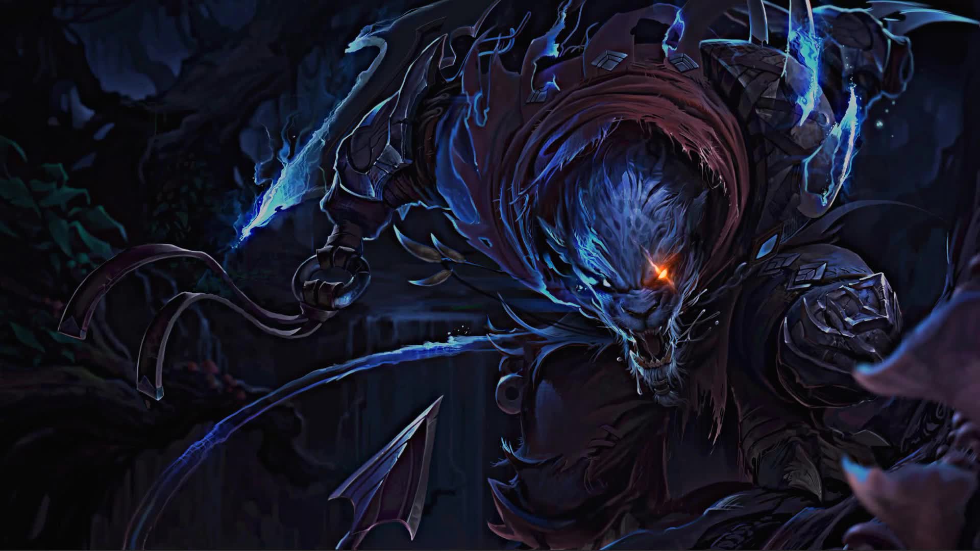 Nighthunter Rengar Animated Desktop