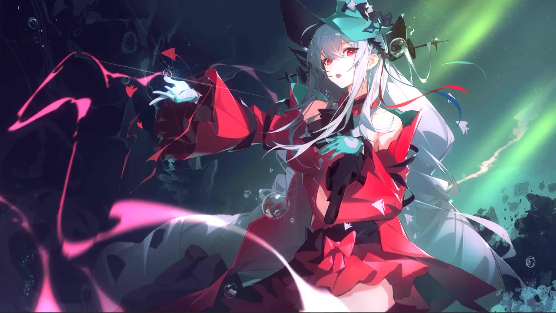 Cool Skadi The Corrupting Heart Arknights Anime Desktop Live Wallpaper