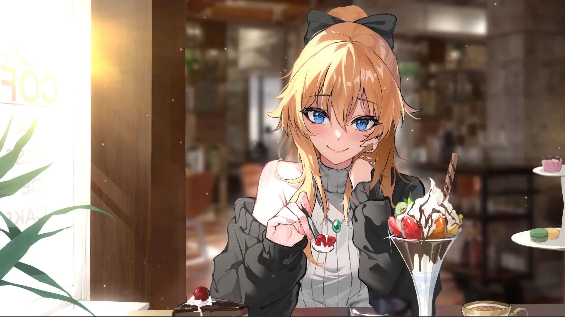 A Date With Jean From Genshin Impact Anime Game Live Wallpaper