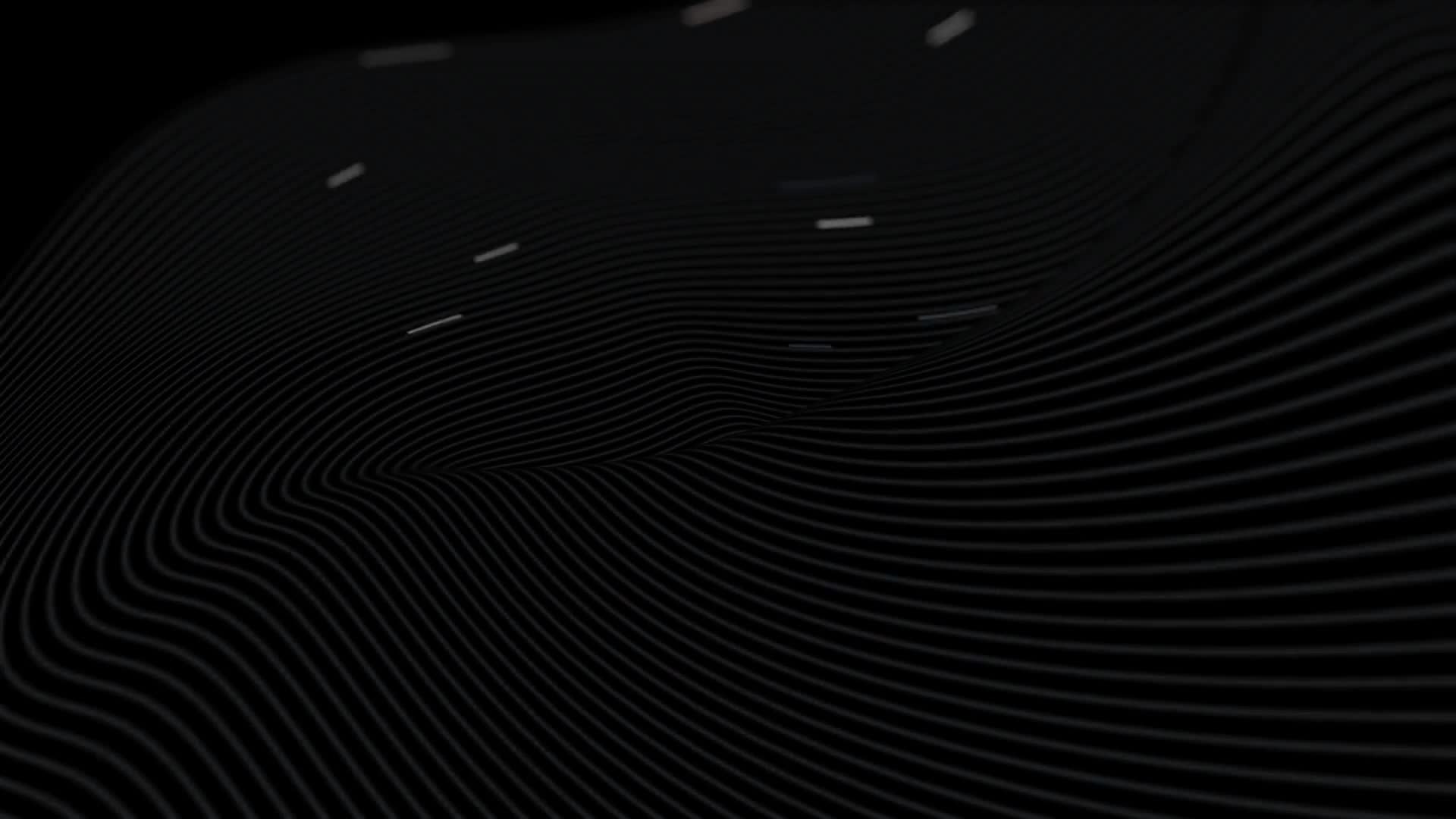 Abstract Line Particles Dark Live Wallpaper