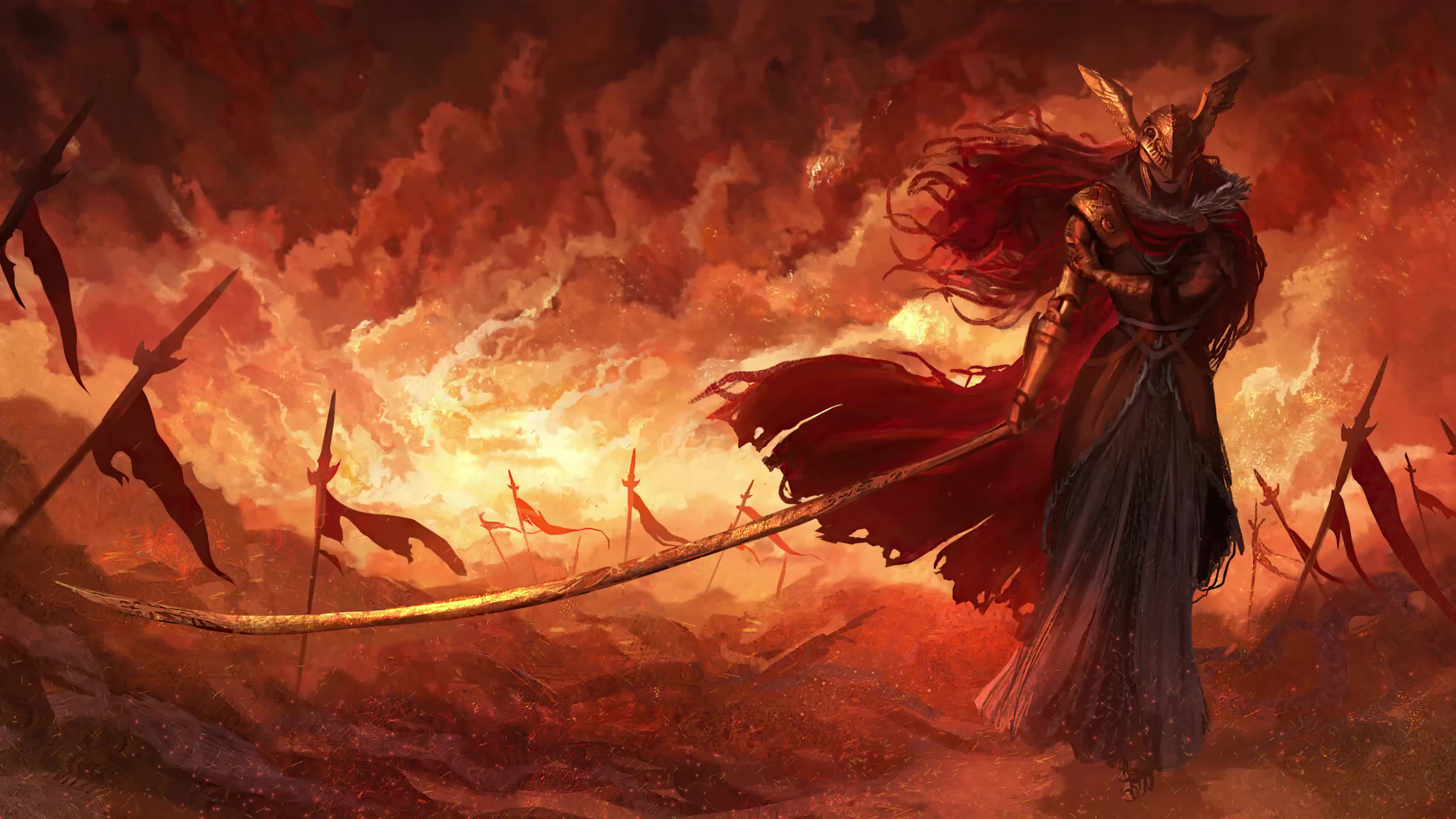 Desktop Animated Malenia Elden Ring Live Wallpaper