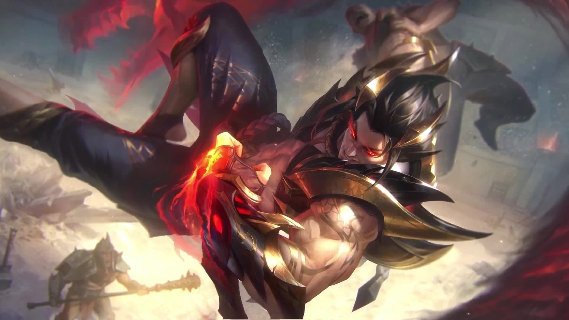 For Windows And Mac Dragonmancer Sett League Of Legends Pc Live Wallpaper